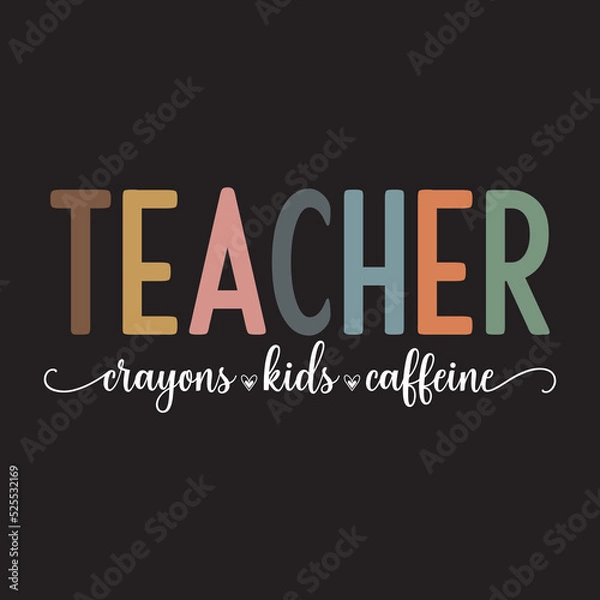 Obraz Teacher SVG Design