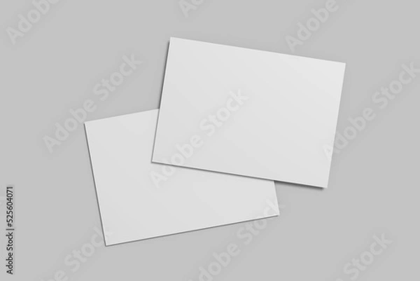 Obraz Postcard Blank Mockup