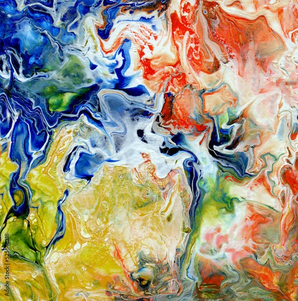 Obraz abstract background with bubbles