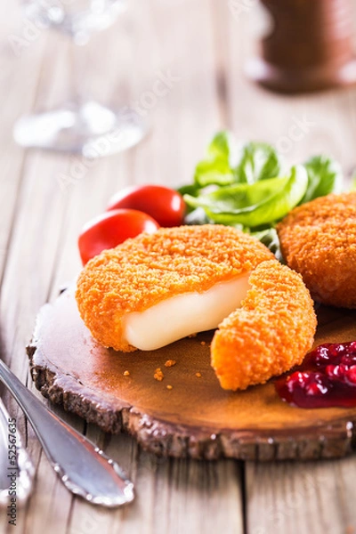 Obraz Baked camembert