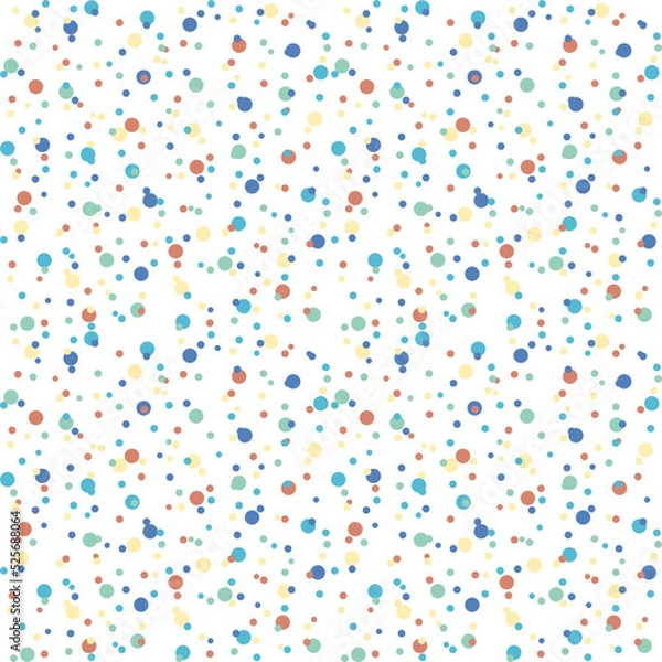 Fototapeta Seamless pattern of geometric coloured figures