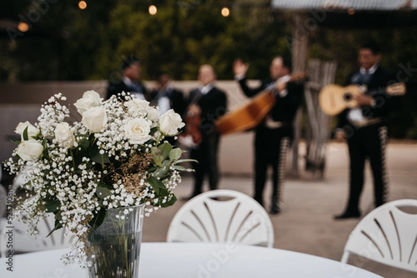 Obraz Mariachis at a wedding