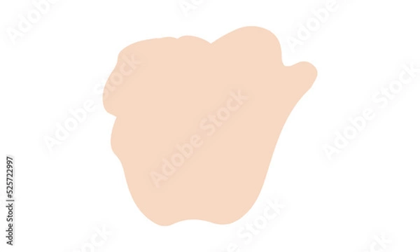 Fototapeta peach blob abstract