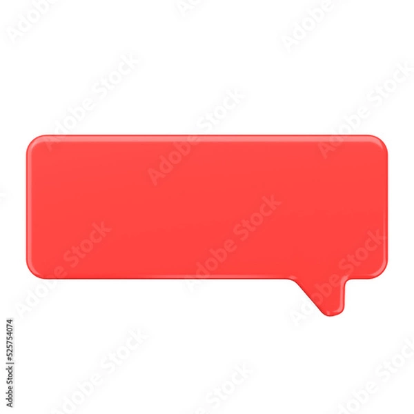 Fototapeta 3D text box. 3D label.