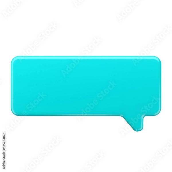 Fototapeta 3D text box. 3D label.