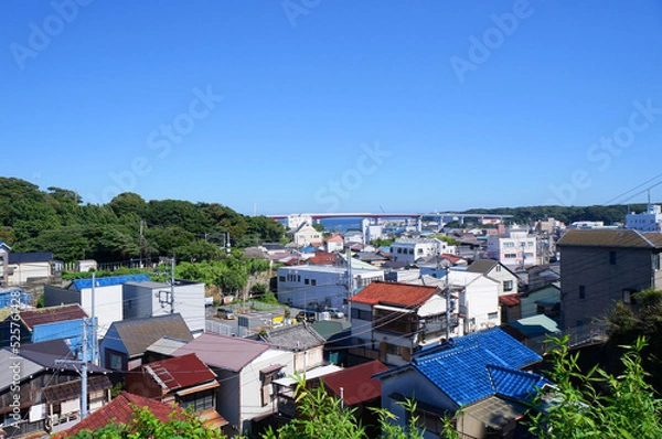 Obraz 三浦半島・三崎港周辺の町並み【神奈川県三浦市】