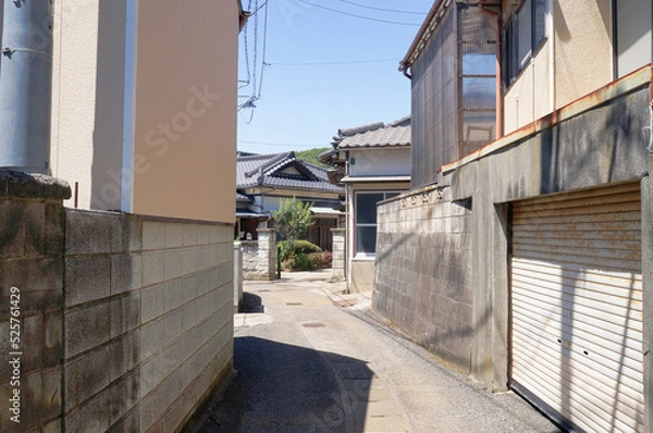 Obraz 三浦半島・三戸の町並み【神奈川県三浦市】