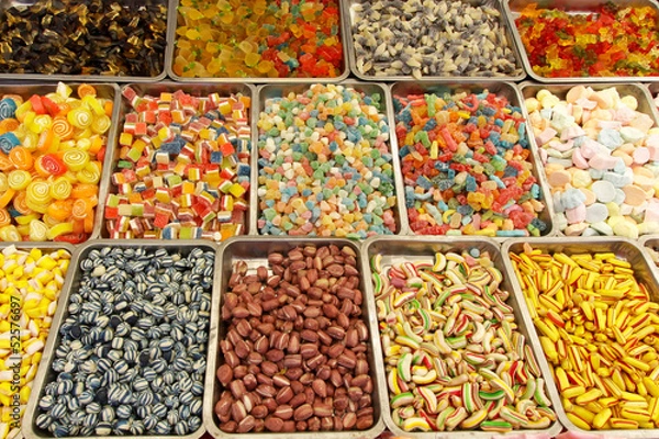 Fototapeta Sweets and candy