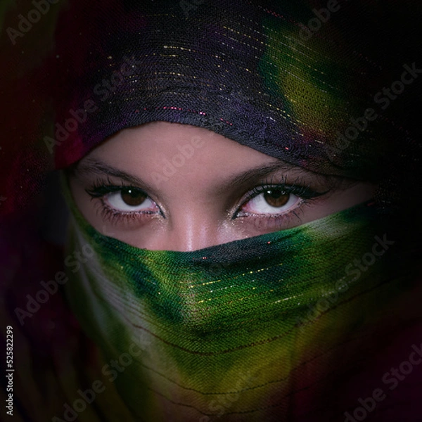 Obraz beautiful girl in hijab