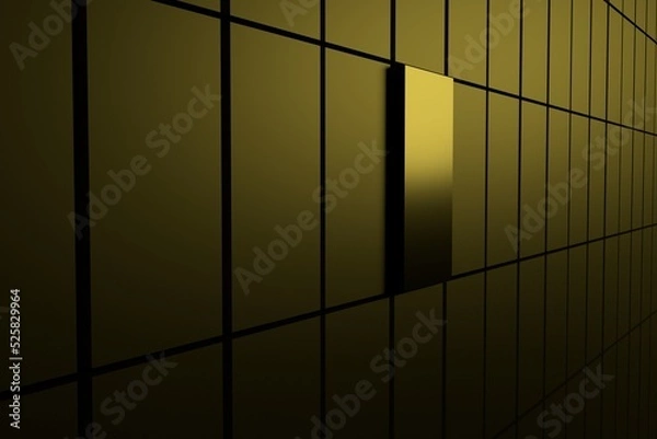 Obraz Mirror plate pattern.