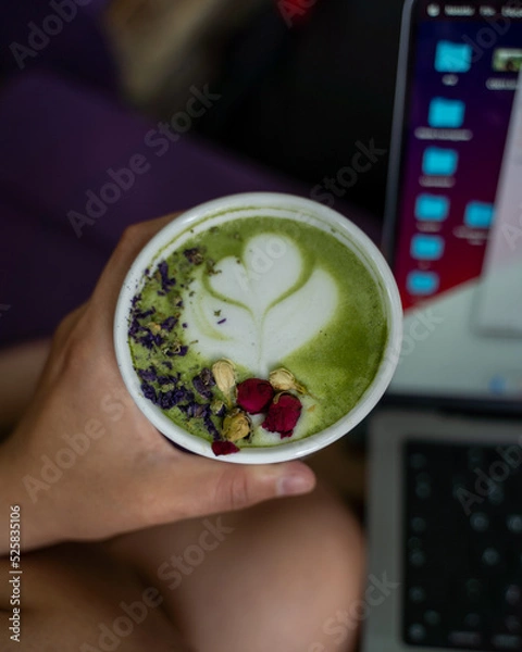 Obraz matcha latte