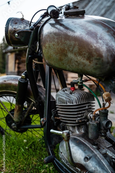 Fototapeta old motorcycle