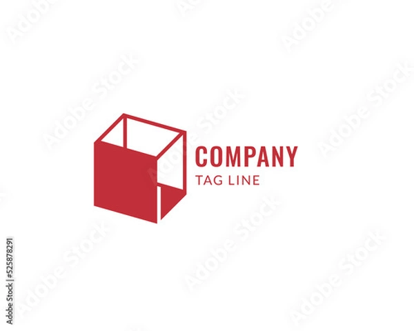 Fototapeta Abstract and simple design logo concept minimalist logo  with gradient colors. modern ideas logo for company and personal use vector file