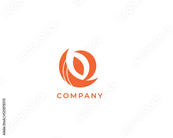 Fototapeta Abstract and simple design logo concept minimalist logo  with gradient colors. modern ideas logo for company and personal use vector file