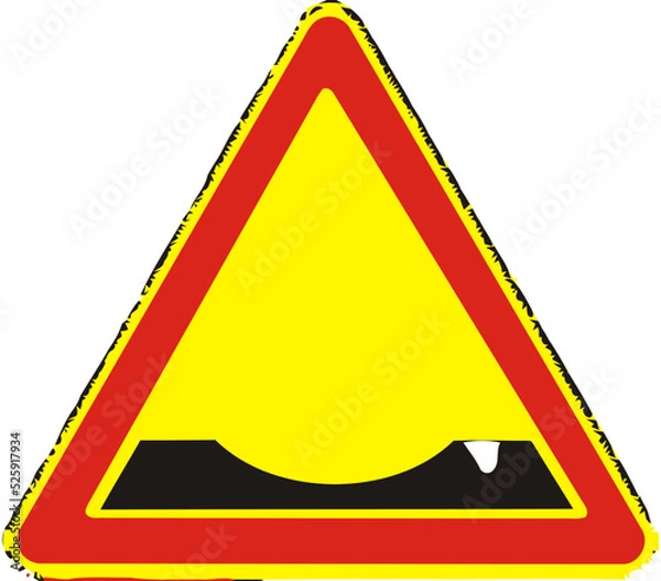 Fototapeta traffict sign design very cool