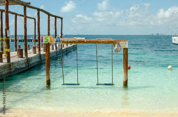 Obraz pier on the sea