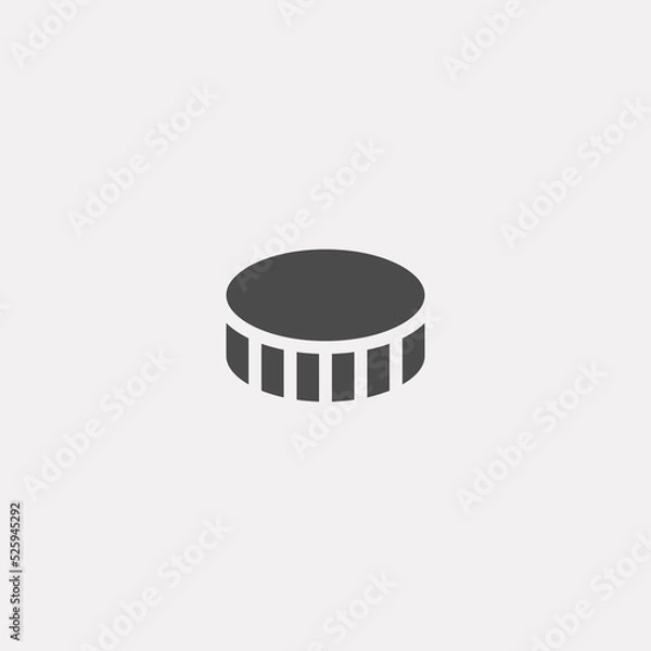 Obraz Coin vector icon sign symbol