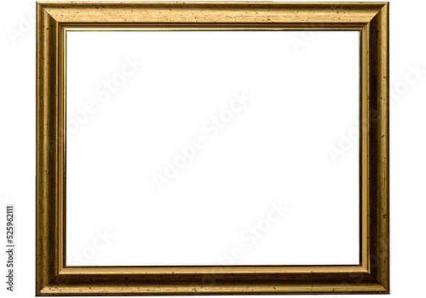 Obraz PNG Of Plain Gold Frame