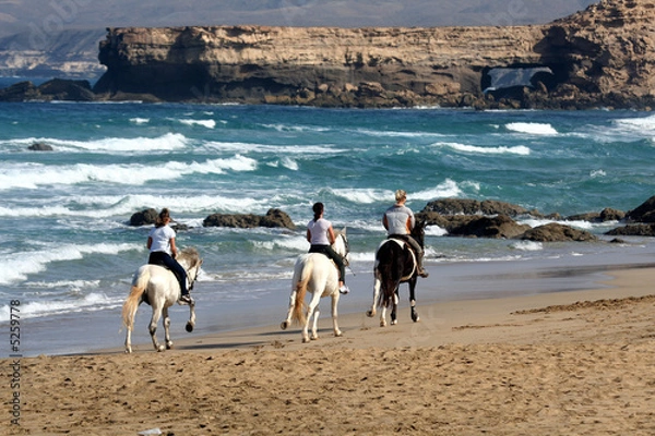 Obraz Reiten am Strand