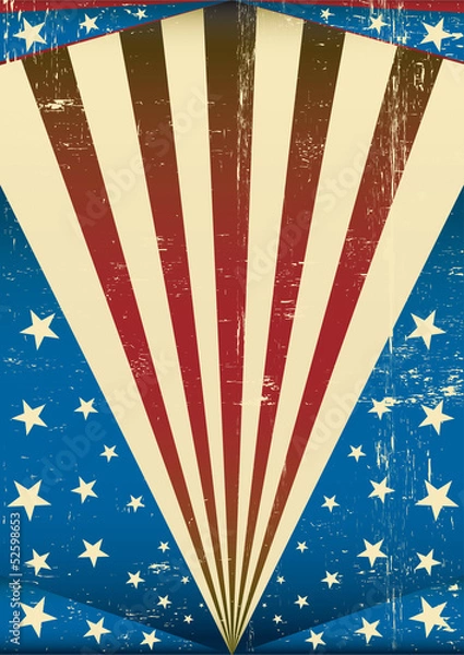 Obraz US Sunbeams dirty background