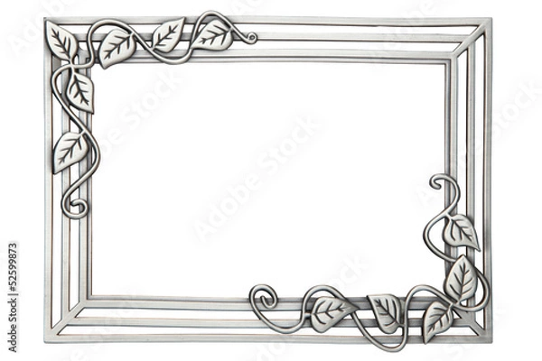Fototapeta Silver frame