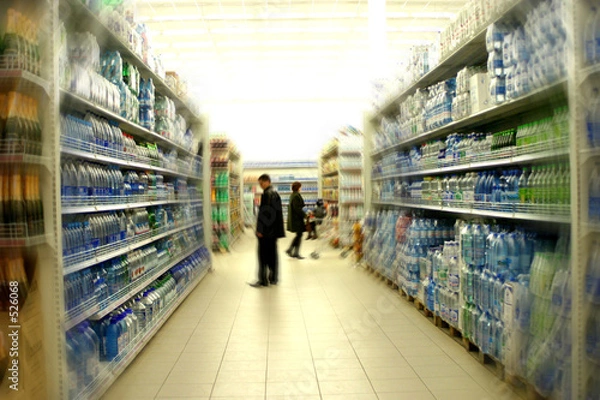 Obraz supermarket
