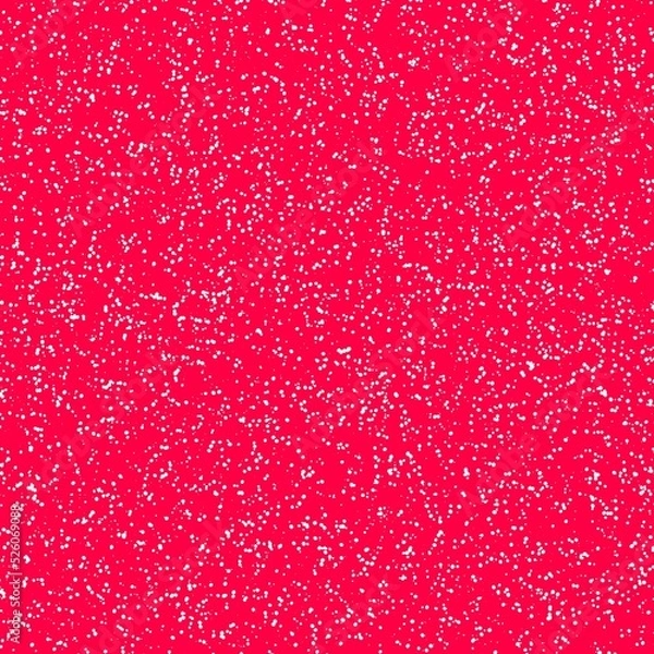 Obraz White speckled paper on red surface