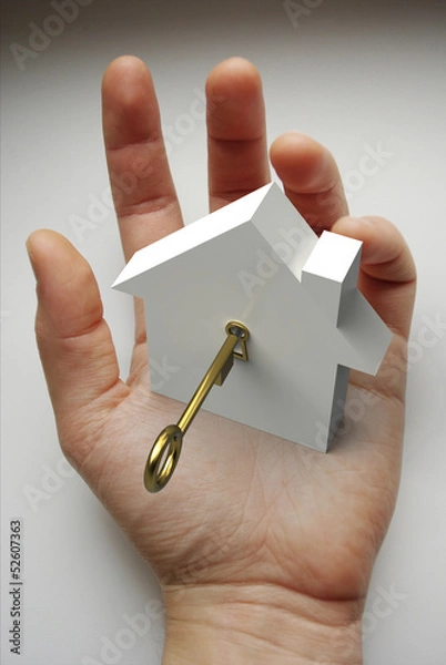 Obraz Home in hand