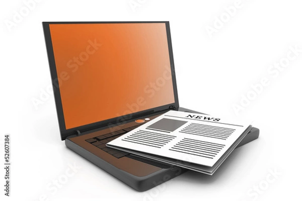 Fototapeta Computer news