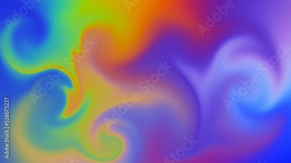 Obraz colorful paints in a circular motion, abstract background with vibrant colors
