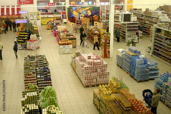 Obraz supermarket