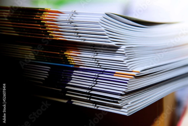 Obraz stack of magazines