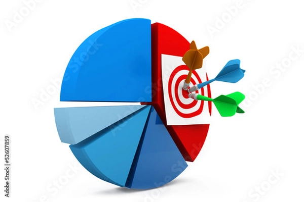 Obraz Business target.