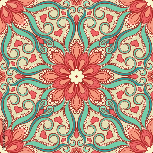 Fototapeta pattern with hearts