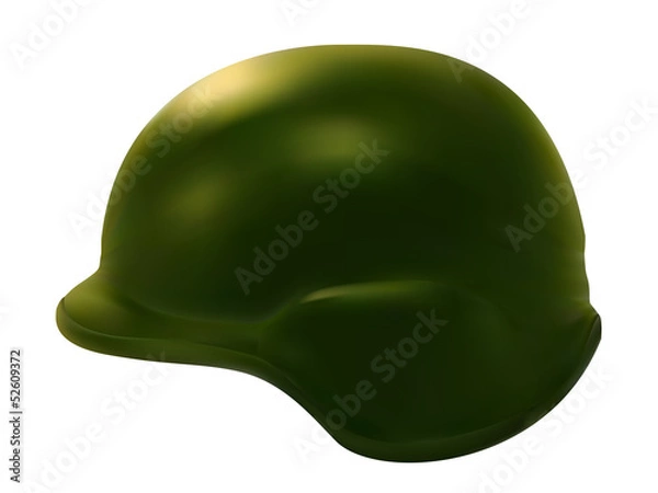 Obraz Helmet isolated on white background