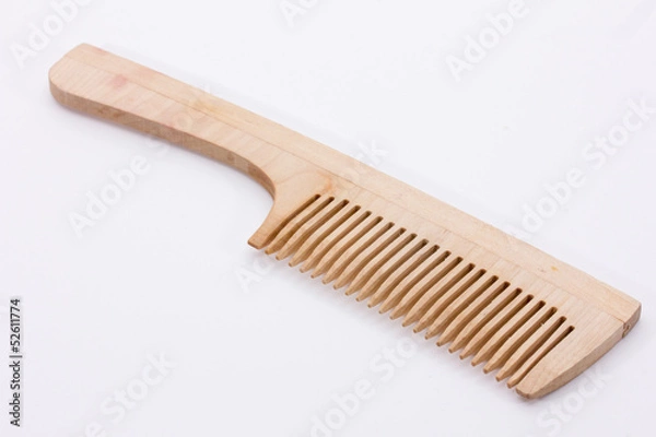 Obraz comb on a white background