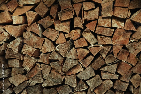 Obraz stack of firewood