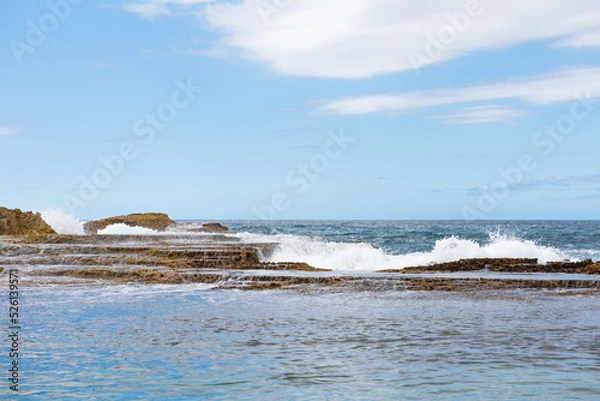 Obraz Waves crashing on the beach