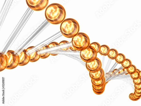 Fototapeta 3d genetic code