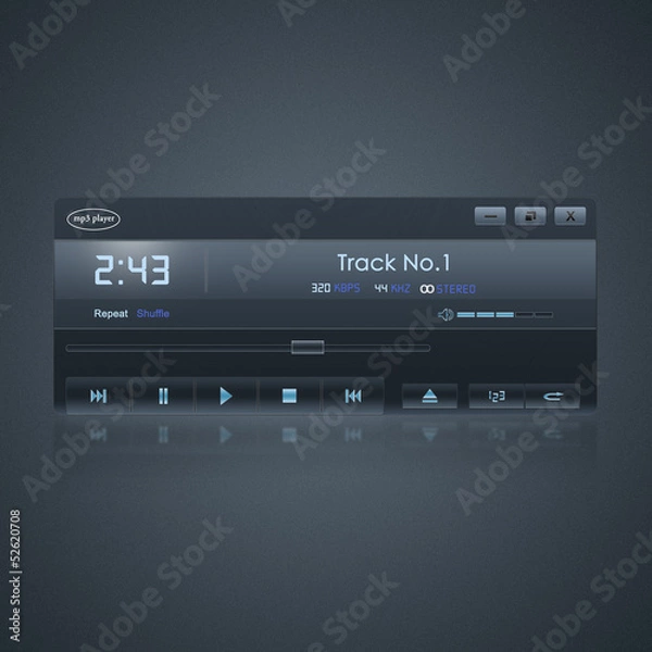 Fototapeta mp3 player