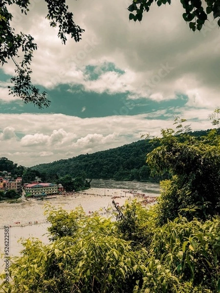 Obraz sunset on the river