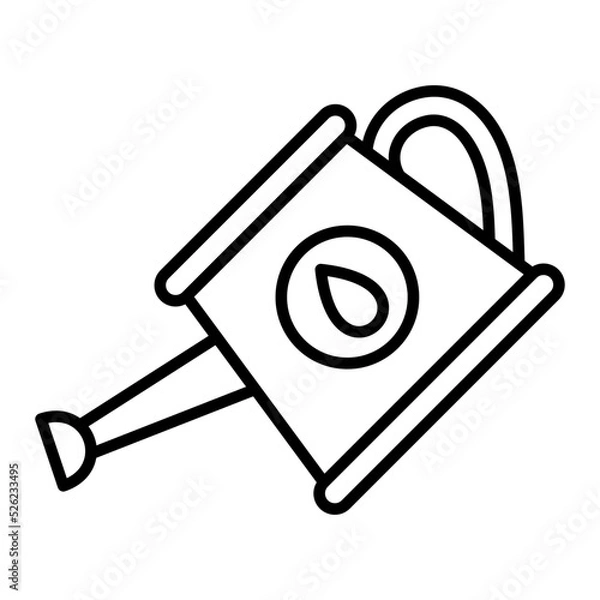 Fototapeta Watering Can Line Icon