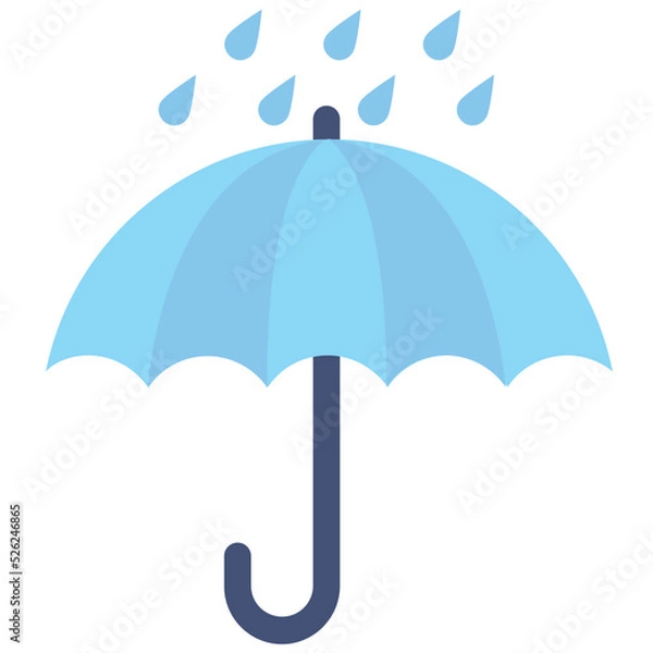 Fototapeta Umbrella Vector Icon