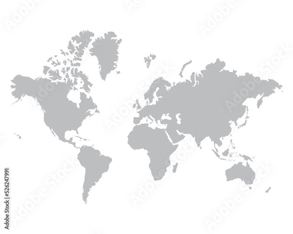 Fototapeta map of the world