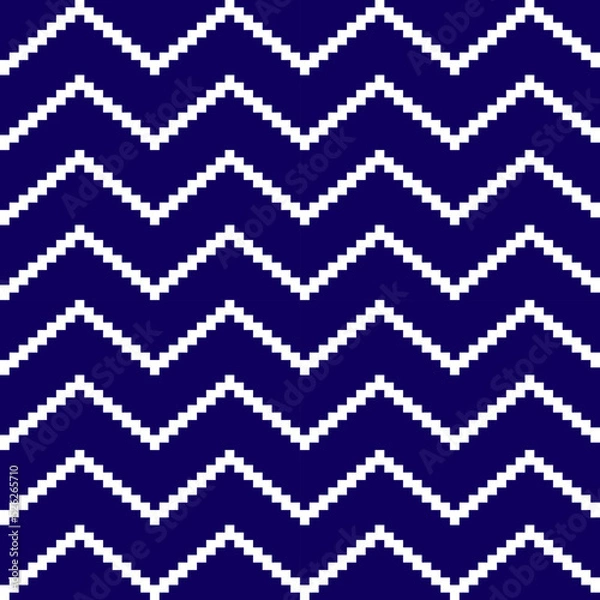 Obraz seamless blue background geometric pattern