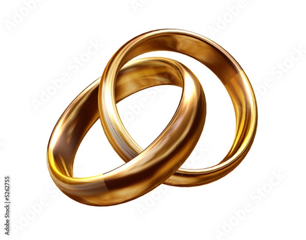 Obraz Wedding rings 3D