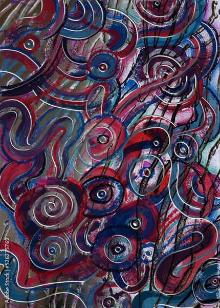 Obraz Abstraction. Illustration.