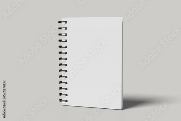 Obraz A5 Spiral Notebook Blank Mockup