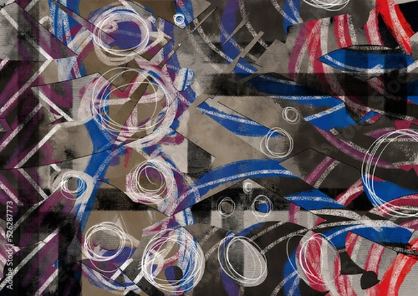Obraz "Perplexity, dismay"
abstract background with painting