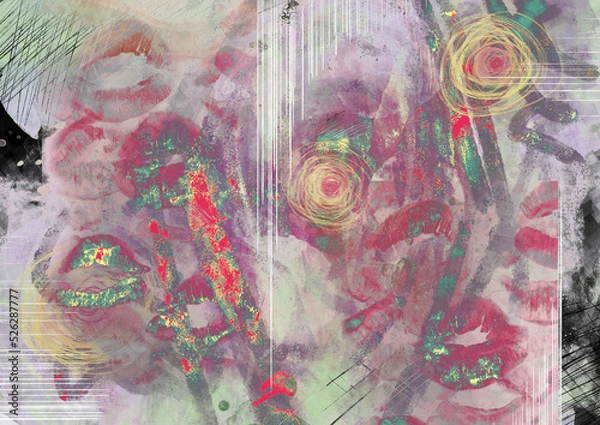 Obraz "Love"
abstract background with painting